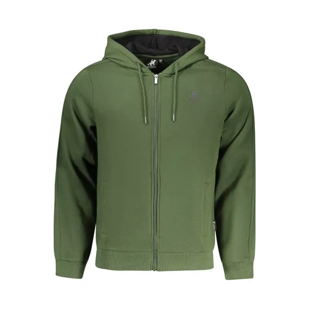 SWEAT-SHIRT VERT À FERMETURE ÉCLAIR POUR HOMME US GRAND - U.S. GRAND
