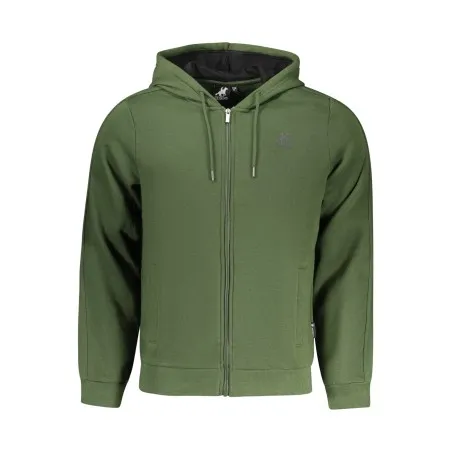 SWEAT-SHIRT VERT À FERMETURE ÉCLAIR POUR HOMME US GRAND - U.S. GRAND