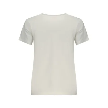 T-shirt blanc à manches courtes Pepe Jeans pour femme - PEPE JEANS