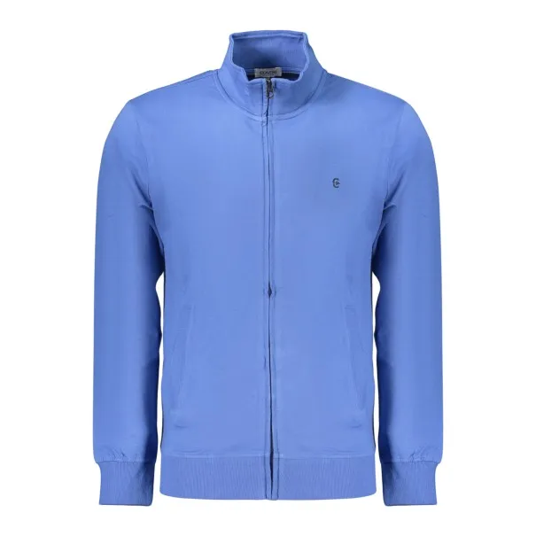 SWEAT-SHIRT BLEU À FERMETURE ÉCLAIR POUR HOMME COVERI MOVING - COVERI MOVING