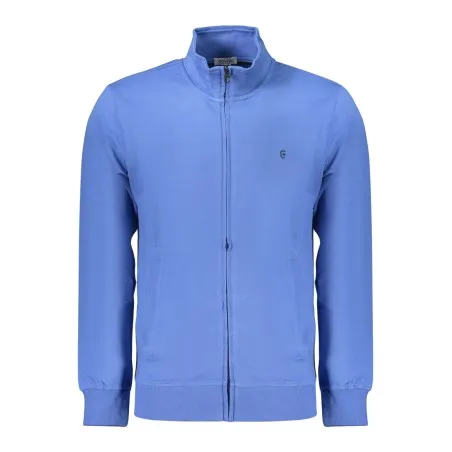 SWEAT-SHIRT BLEU À FERMETURE ÉCLAIR POUR HOMME COVERI MOVING - COVERI MOVING