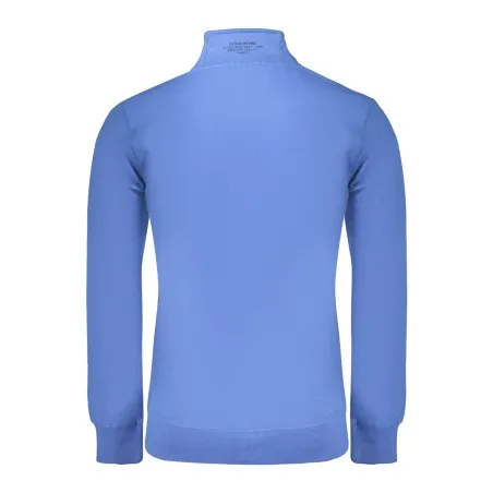 SWEAT-SHIRT BLEU À FERMETURE ÉCLAIR POUR HOMME COVERI MOVING - COVERI MOVING