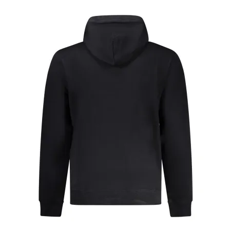 NAPAPIJRI SWEAT-SHIRT SANS FERMETURE ÉCLAIR NOIR POUR HOMMES - NAPAPIJRI