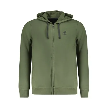SWEAT-SHIRT VERT À FERMETURE ÉCLAIR POUR HOMME US GRAND - U.S. GRAND