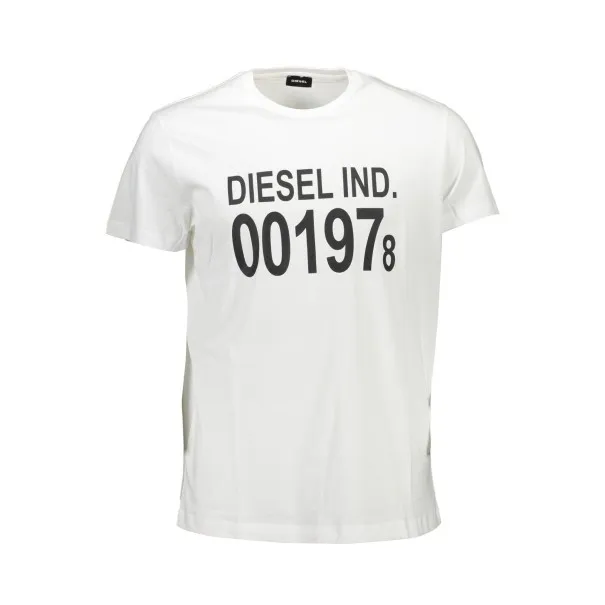 T-SHIRT MANCHES COURTES DIESEL HOMME BLANC - Diesel
