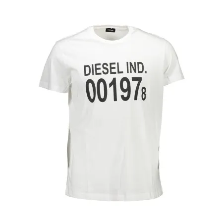 T-SHIRT MANCHES COURTES DIESEL HOMME BLANC - Diesel