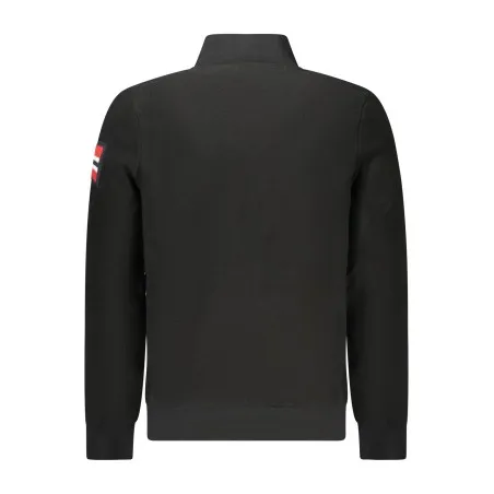 Sweat-shirt zippé noir pour homme Norvège 1963 - NORWAY 1963