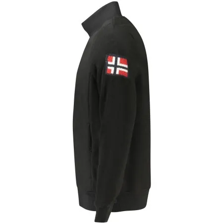 Sweat-shirt zippé noir pour homme Norvège 1963 - NORWAY 1963