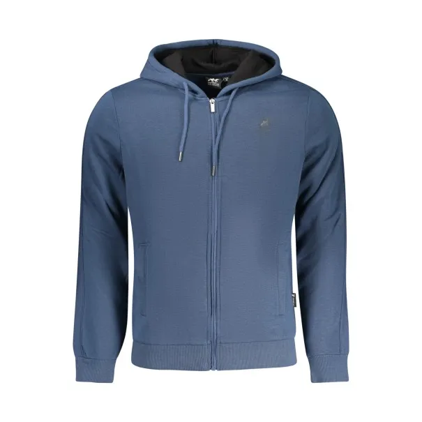 SWEAT-SHIRT BLEU À FERMETURE ÉCLAIR POUR HOMME US GRAND - U.S. GRAND