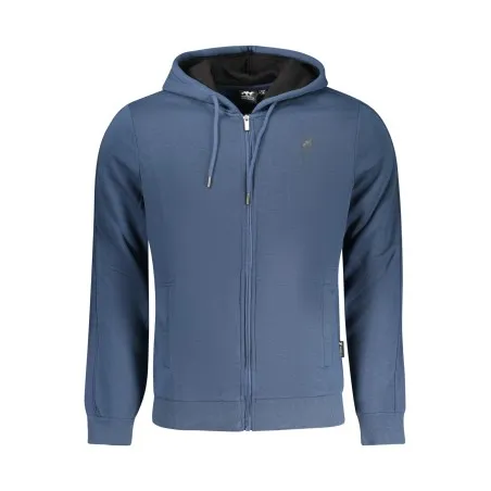 SWEAT-SHIRT BLEU À FERMETURE ÉCLAIR POUR HOMME US GRAND - U.S. GRAND