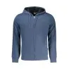 SWEAT-SHIRT BLEU À FERMETURE ÉCLAIR POUR HOMME US GRAND - U.S. GRAND