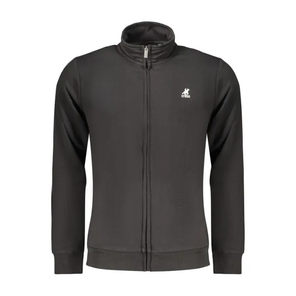 SWEAT-SHIRT NOIR À FERMETURE ÉCLAIR POUR HOMME US GRAND - U.S. GRAND