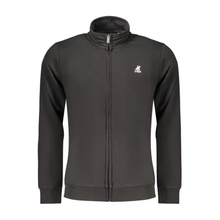 SWEAT-SHIRT NOIR À FERMETURE ÉCLAIR POUR HOMME US GRAND - U.S. GRAND
