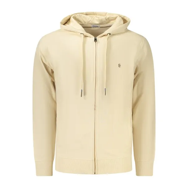 SWEAT-SHIRT ZIPPÉ BEIGE POUR HOMME COVERI MOVING - COVERI MOVING