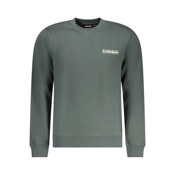 SWEAT-SHIRT SANS FERMETURE ÉCLAIR POUR HOMME NAPAPIJRI VERT - NAPAPIJRI