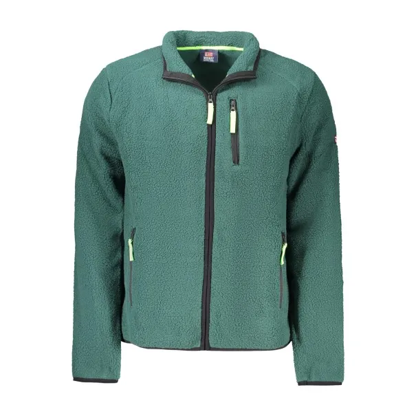 Sweat-shirt zippé vert pour homme Norvège 1963 - NORWAY 1963