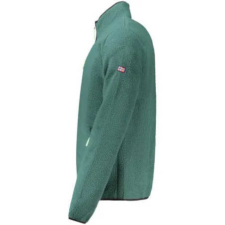 Sweat-shirt zippé vert pour homme Norvège 1963 - NORWAY 1963