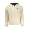 SWEAT-SHIRT BEIGE À FERMETURE ÉCLAIR POUR HOMME US GRAND - U.S. GRAND
