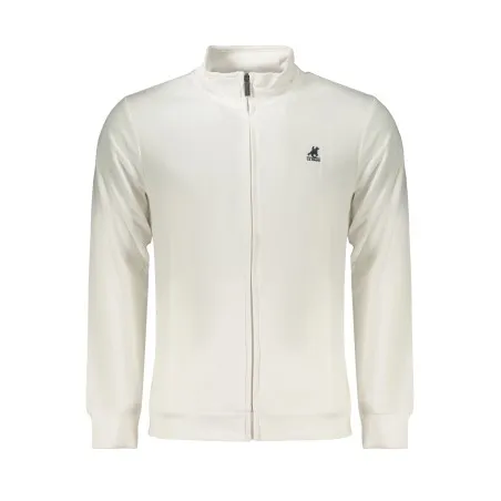 SWEAT-SHIRT BLANC À FERMETURE ÉCLAIR POUR HOMME US GRAND - U.S. GRAND