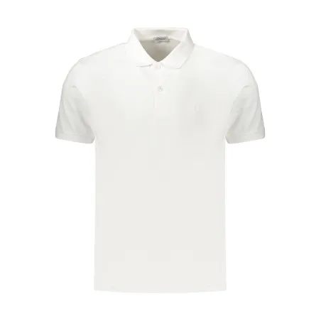 Polo blanc à manches courtes pour homme Coveri Moving - COVERI MOVING