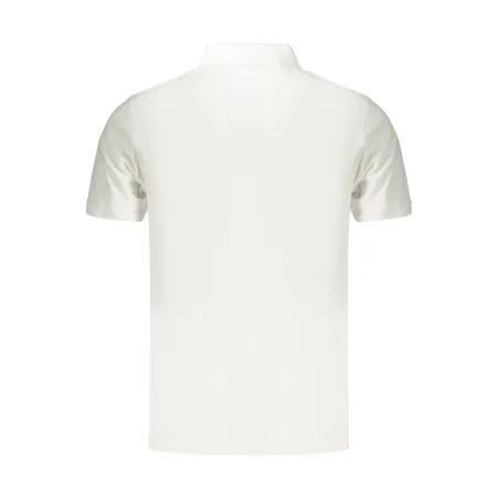 Polo blanc à manches courtes pour homme Coveri Moving - COVERI MOVING