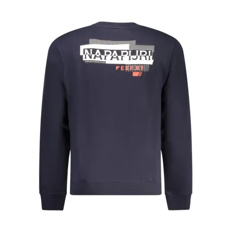 SWEAT-SHIRT SANS FERMETURE ÉCLAIR NAPAPIJRI POUR HOMMES BLEU - NAPAPIJRI