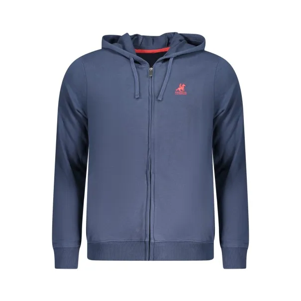 SWEAT-SHIRT BLEU À FERMETURE ÉCLAIR POUR HOMME US GRAND - U.S. GRAND
