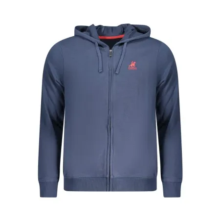 SWEAT-SHIRT BLEU À FERMETURE ÉCLAIR POUR HOMME US GRAND - U.S. GRAND