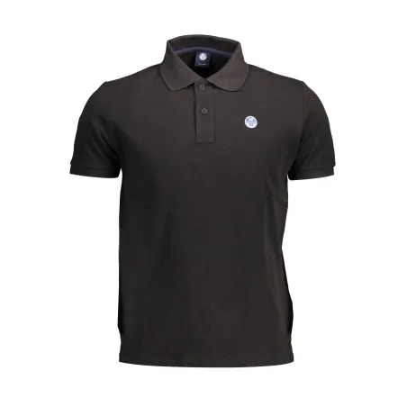 POLO À MANCHES COURTES POUR HOMMES NORTH SAILS NOIR - NORTH SAILS