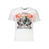 T-SHIRT À MANCHES COURTES CAVALLI CLASS HOMME BLANC - CAVALLI CLASS