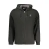 SWEAT-SHIRT NOIR À FERMETURE ÉCLAIR POUR HOMME US GRAND - U.S. GRAND