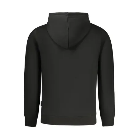 SWEAT-SHIRT NOIR À FERMETURE ÉCLAIR POUR HOMME US GRAND - U.S. GRAND