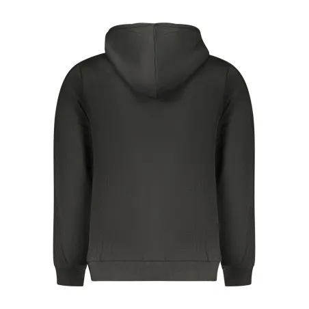 SWEAT-SHIRT NOIR À FERMETURE ÉCLAIR POUR HOMME US GRAND - U.S. GRAND