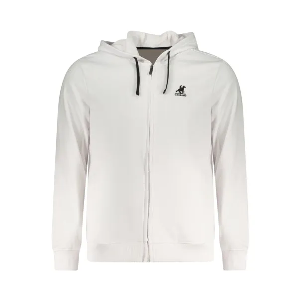 SWEAT-SHIRT BLANC À FERMETURE ÉCLAIR POUR HOMME US GRAND - U.S. GRAND