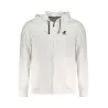 SWEAT-SHIRT BLANC À FERMETURE ÉCLAIR POUR HOMME US GRAND - U.S. GRAND