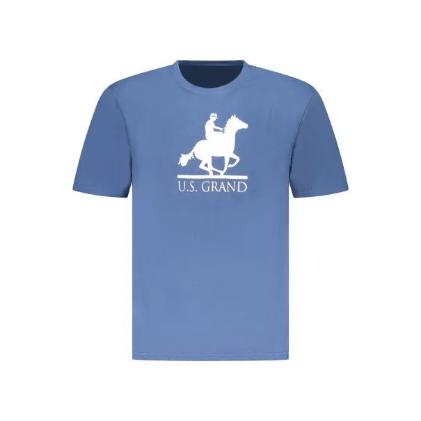 T-shirt à manches courtes bleu pour homme US GRAND - U.S. GRAND