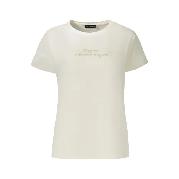 T-shirt blanc à manches courtes pour femme North Sails - NORTH SAILS
