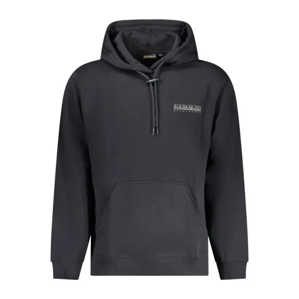 NAPAPIJRI SWEAT-SHIRT SANS FERMETURE ÉCLAIR NOIR POUR HOMMES - NAPAPIJRI