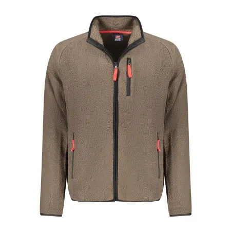 Sweat-shirt zippé marron pour homme Norvège 1963 - NORWAY 1963