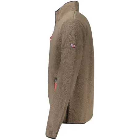 Sweat-shirt zippé marron pour homme Norvège 1963 - NORWAY 1963
