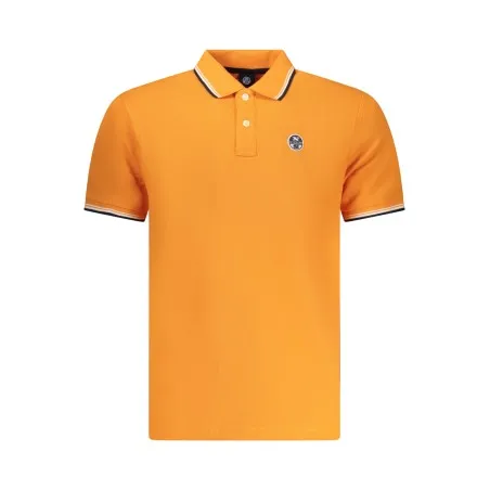 Polo à manches courtes pour homme North Sails, orange - NORTH SAILS