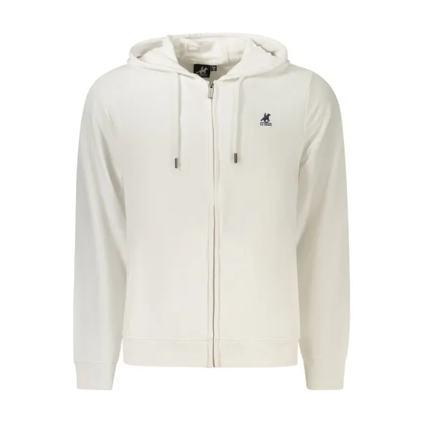 SWEAT-SHIRT BLANC À FERMETURE ÉCLAIR POUR HOMME US GRAND - U.S. GRAND