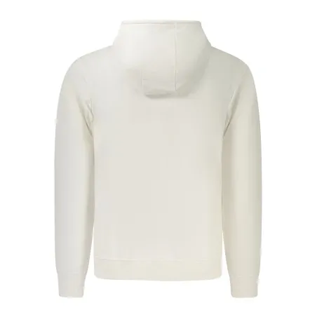 SWEAT-SHIRT BLANC À FERMETURE ÉCLAIR POUR HOMME US GRAND - U.S. GRAND