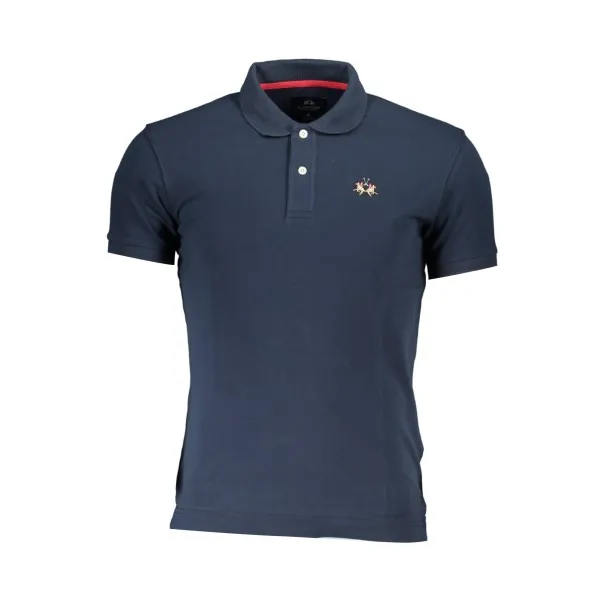 POLO MANCHES COURTES HOMME LA MARTINA BLEU - LA MARTINA