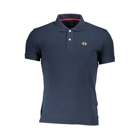 POLO MANCHES COURTES HOMME LA MARTINA BLEU - LA MARTINA