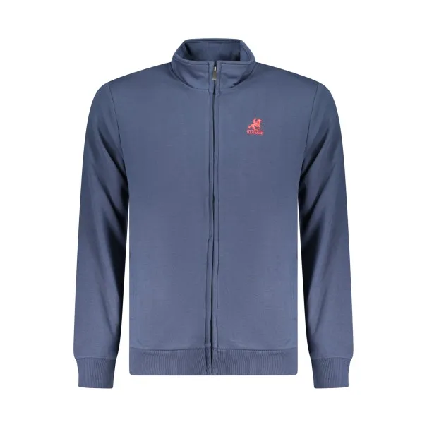 SWEAT-SHIRT BLEU À FERMETURE ÉCLAIR POUR HOMME US GRAND - U.S. GRAND