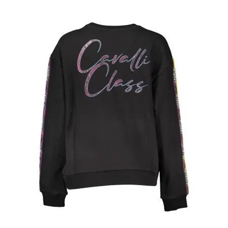 Sweat-shirt Cavalli Class sans fermeture éclair pour femme Noir - CAVALLI CLASS