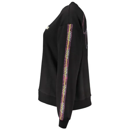 Sweat-shirt Cavalli Class sans fermeture éclair pour femme Noir - CAVALLI CLASS