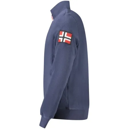 SWEAT-SHIRT ZIPPÉ BLEU POUR HOMME NORVÈGE 1963 - NORWAY 1963