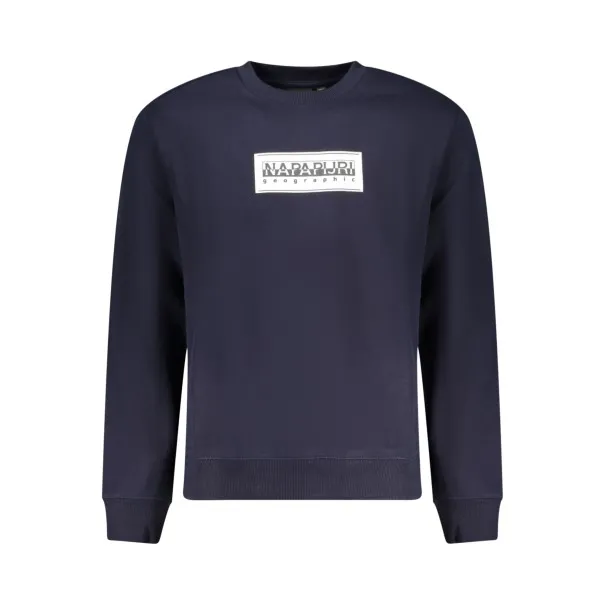 NAPAPIJRI SWEAT-SHIRT SANS FERMETURE ÉCLAIR BLEU POUR HOMMES - NAPAPIJRI